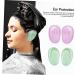 WOONEKY 4 Pairs Silicone Hairdressing Ear Covers Ear Covers for Hair Dye Hair Coloring Ear Covers Ear Covers for Swimming Silicone Hair Dyeing Earmuffs Household Shower Cap - Buy Online on GoSupps.com