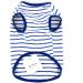 Zweitea Summer Dog Shirts for Small Dogs | Striped Breathable Cotton Tanks | Soft Pet Clothing for Puppies & Chihuahuas - Buy Online on GoSupps.com