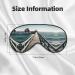 Buy SSIMOO Coastal Pier Soft Sleep Eye Mask - Female Breathable Travel Eye Patch for Relaxation - Perfect for Restful Sleep - Buy Online on GoSupps.com
