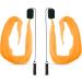 Diabolo UV Glowing Poi - Orange Angel Wings Spinning Poi for Beginners & Professionals | 60cm Soft Spiral Poi for Leisure Sports - Buy Online on GoSupps.com