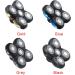 5 Head Shaver Replacement Blades for Electric Razors Ultimate Bald Head Shaving Tool - Buy Online on GoSupps.com