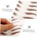 Mipcase 4 Sheets Waterproof Eyebrow Stickers Fake Eyebrow Stickers Eyebrow Tool Make up 6 Stickers 21x14.8cm Brown - Buy Online on GoSupps.com