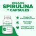 Spirulina Capsules 3000mg - 40 Servings Of Organic Spirulina Capsules - Rich in Protein Antioxidants & Vitamins - 240 Organic Espirulina Powder - Supports Immune & Cardiovascular Health 240 Count (Pack of 1) - Buy Online on GoSupps.com