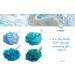 REFRESHKO Bath and Shower Puff Loofah bath Essentials (BLUE 4 * 75g BATH PUFF) BLUE 4*75g BATH PUFF - Buy Online on GoSupps.com