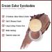 Oulac Brown Cream Eyeshadow 0.42oz - Highly Pigmented Glitter Eyeshadow, Waterproof & Moisturizing Formula - Honey Bunny (05) - Buy Online on GoSupps.com