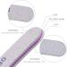 URAQT 15PCS Professional Curved Nail File Set 100/180 Grit Double-Sided Emery Board - Grey - Buy Online on GoSupps.com