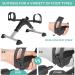 MEETWARM Pedal Exerciser with LCD Display - Portable Folding Mini Stationary Bike for Seniors - Buy Online on GoSupps.com
