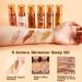 PHOERA Body Shimmer Oil Waterproof Long Lasting Moisturizing Body Luminizer Glow Body Illuminator Highlighter for Face with Makup Bursh 1oz/Jars (2PCS 101 Rose Gold) - Buy Online on GoSupps.com