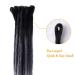 ELIGHTY 24 Inch Synthetic Dreadlock Extensions - Soft Faux Locs Crochet Braiding Hair for Women/Men (Pack of 20) - Buy Online on GoSupps.com