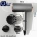 FUNTIN Hair Dryer with Diffuser 2024 | Rose Gold & Black | Professional Salon Quality - Buy Online on GoSupps.com