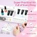 Modelones Poly Nail Gel Kit 8 Colors with 48W LED Nail Lamp - Professional Starter Manicure Kit with Complete Poly Nail Art Tools - Nail Extension Gel Set with Rhinestone, Glitters, Sequins - Perfect Gift for Women - Buy Online on GoSupps.com
