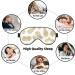 Golden Pineapple Sleep Eye Mask - Soft Light-Blocking Blindfold for Travel | Eliminate Fatigue & Enhance Sleep - Buy Online on GoSupps.com