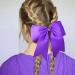 DEEKA 16PCS 8 Inch Large Cheer Bows Ponytail Holder - Purple Handmade for Girls Teens Softball Cheerleader Sports - Buy Online on GoSupps.com