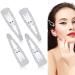 Strass Hair Clips for Women & Girls - 4-Piece Bridal Jewelry Set 7.6 cm Silver Hair Accessories for Weddings - Buy Online on GoSupps.com