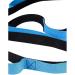 Yoga Stretch Strap with 10 Loops for Athletes and Dancers - Multi-Grip Fitness Pilates Belt in Black Blue - Buy Online on GoSupps.com