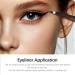 100PCS Black Disposable Eyeliner Brushes - Ideal for Eyeliners Lip Liners Eye Makeup & Detail Painting | International Shipping Available - Buy Online on GoSupps.com