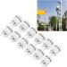 100PCS Electric Fence Connectors - Aluminium Alloy 0.8cm Thread for Outdoor Use - Durable & Reliable - Buy Online on GoSupps.com