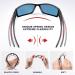 Rivbos RBS861 Polarized Sports Sunglasses for Men & Women - Lightweight UV400 Cycling Hiking Running Golf & Fishing Glasses - Buy Online on GoSupps.com