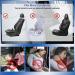 Adjustable Car Headrest for Kids & Adults - 180 Breathable Leather Neck Support for Long Trips (Black) - Buy Online on GoSupps.com