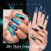 MIZHSE 9D Cat Eye Gel Nail Polish 10ml Holographic Galaxy Magnetic Gel - Cyan | Chameleon Manicure Set - Buy Online on GoSupps.com