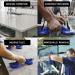 Glass Lifting Suction Cups - Heavy Duty Aluminum Alloy Handle - for Large Glass/Floor Gaps - Tile Lifter/Mirror Window/Windshield Tool - Blue - Buy Online on GoSupps.com
