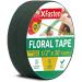 XFasten Wide Floral Tapes for Bouquet 1/2-Inch x 30 Yards - Dark Green (2-Pack) Bouquet Stem Wrap Tape for Florist Waterproof Boutineer Tape for Flower Stem Wrap and Craft Adhesive 1/2-Inch x 30 Yards (2-Pack) Dark Gre...