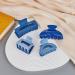 LILIE&WHITE 4 Pack Blue Hair Claw Clips - Large and Medium Rectangle Clips for Women - Strong Hold Non-slip Hair Accessories - Buy Online on GoSupps.com