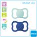 MAM Air Pacifiers Set of 2 - Skinsoft Silicone 16+ Months Light Blue - International Shipping Available - Buy Online on GoSupps.com