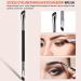 4 Pcs Eyelash Comb & Eyeliner Brush Set - Fine Angled Eyeliner Eyebrow Brush & Ultra Thin Liner Tool | International Shipping - Buy Online on GoSupps.com
