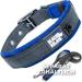 Black Rhino Comfort Collar - Super Soft Neoprene Dog Collar for All Breeds | Adjustable Reflective & Weatherproof | Medium Sports Blue/Gray - Buy Online on GoSupps.com