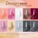 Poly Nail Gel Kit with 10 Colors + UV Lamp | Beginner Nail Extension Set for French Manicure - White, Grey, Silver Glitter - Buy Online on GoSupps.com