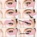 SUMEITANG 3 in 1 Mascara Shield Applicator & Eyeliner Stencils Set - Easy-to-Use Makeup Aid Tool for Beginners - Pink - Buy Online on GoSupps.com