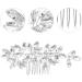 FOMIYES Bridal Hair Comb Clips Wedding Rhinestone Hair Clips Sparkly Hair Piece Elegant Gem Hair Accessories for Women Girls - Buy Online on GoSupps.com