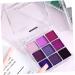 SOESFOUFU 4 Pcs Eye Shadow Palette Colorful Eyeshadow Palette Pigmented Eyeshadow Palette Eye Makeup Plastic - Buy Online on GoSupps.com