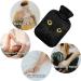 Buy Naanle Hot Water Bottle with Black Cat Cover - 1L Heat & Cold Therapy | Pain Relief & Comfort for Beds & Hands - Buy Online on GoSupps.com