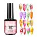 Nail gel nail gel - 15ml UV LED bloom | Long-lasting watercolor nail gel for travel outdoors home business trip school