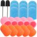3 Sets Nail color sand cap nail art kit manicure tool grinding head nail polisher sand cap Sanding Caps nails sanding head nail sanding cap drill portable Inner ring plastic