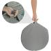 REEHUT Zafu Meditation Cushion | Round Buckwheat Fill Pillow | Organic Cotton Cover | Machine Washable | 4 Colors, 3 Sizes (Grey, 16x16x4.5) - Buy Online on GoSupps.com