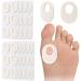 Noverlife 54PCS Oval Shaped Felt Callus Protective Foot Pads  Soft Corn Pads for Toes  Breathable Self-Stick Metatarsal Pads  Adhesive Foot Blister Pads  Pain Relief Callus Cushions 1/8 inch