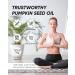 Pumpkin Seed Oil Capsules | 300 Softgels Pumpkin Seed Oil 2 in 1 with Saw Palmetto | Hair Growth&Shedding Reduction | Plant-Based Formula for Hormonal Balance, Bladder Comfort & Restful Sleep - Buy Online on GoSupps.com