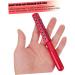 Healeved 1pc Face Firming Machine Facial Roller Eye Mini Face Roller Pink Business Card Holder Face Massager Facial Beauty Massager Face Lift Tool Ipl Red Aluminum Alloy 16.5X2cm Red - Buy Online on GoSupps.com