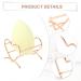 VOCOSTE 3pcs Love Shaped Makeup Sponge Holder | Rose Gold Cosmetic Egg Case & Drying Stand for Beauty Tools - Buy Online on GoSupps.com