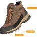 FREE SOLDIER Men's Waterproof Hiking Boots - Lightweight & Breathable Ankle Boots for Trekking - Black/Brown, Size 12 - Buy Online on GoSupps.com