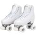 Retro Quad Roller Skates - White, Women's 10 / Men's 9 - Structured Boot - Buy Online on GoSupps.com