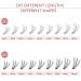 20D Volume Cluster Lash Extensions 240pcs | C Curl 0.07mm Thickness | 10-14mm Mix Lengths | Individual Cluster Lashes for Underlash Application - Buy Online on GoSupps.com