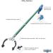 Unger Professional 36-Inch Nifty Nabber Reacher Grabber Tool - Trash Picker for Easy Waste Retrieval - Buy Online on GoSupps.com