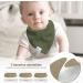 Lulu Moon Bib Baby Triangular Scarf - Muslin Scarf for Boys & Girls (6 Pieces) | International Shipping Available - Buy Online on GoSupps.com
