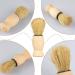YAIKOAI 10 Pcs Mens Boar Bristle Wood Handle Shaving Brush Set for Barber Salon & Personal Shaving - Buy Online on GoSupps.com