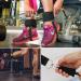 Premium Foot Loop Cable Pull - 2 Pieces Foot Cuffs with Karabiners | Adjustable Ankle Straps for Fitness Training & Leg Extension - Men & Women - Black - Buy Online on GoSupps.com