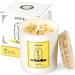 AOOVOO Vanilla Candles for Women - Scented Candles with Crystals Inside 10oz Natural Soy Wax Candles for Home Scented 60H Burn Candle Gift for Women and Men Birthday Mothers Day Gift